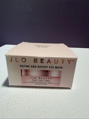 JLO Beauty Define and Depuff Eye Mask - Pink